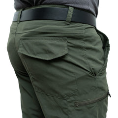 Pantalón Hombre Cargo Desmontable Secado Rapido Verde