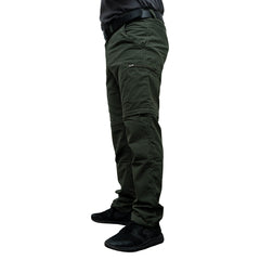 Pantalón Hombre Cargo Desmontable Secado Rapido Verde