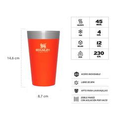 Vaso Térmico Pinta Cerveza 473 ml