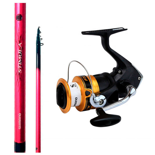 Combo Reel FX 4000 + Caña Stimula 4.5mts Pejerrey